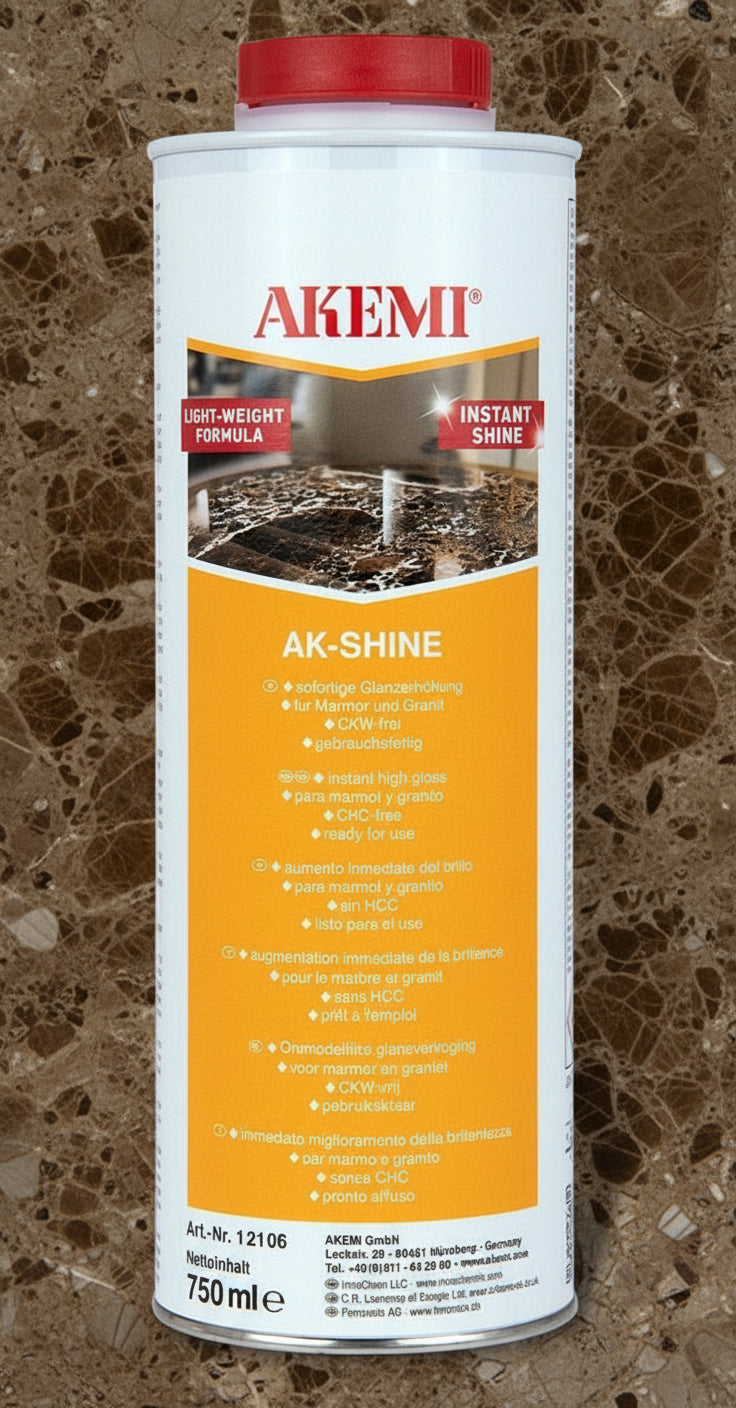 AKEMI SHINE - glansforbedring av stein