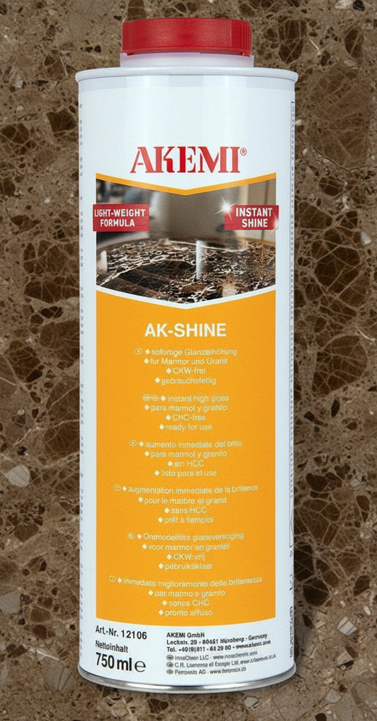 AKEMI SHINE - glansforbedring av stein