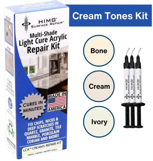Reparasjonskit  hakk i platen - Acrylic Repair Kit - Creme/beige-nyanser